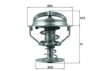 FORD 1089796 Thermostat, coolant